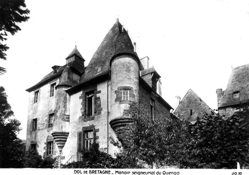 Ville de Dol-de-Bretagne (Bretagne) : manoir du Quengo.