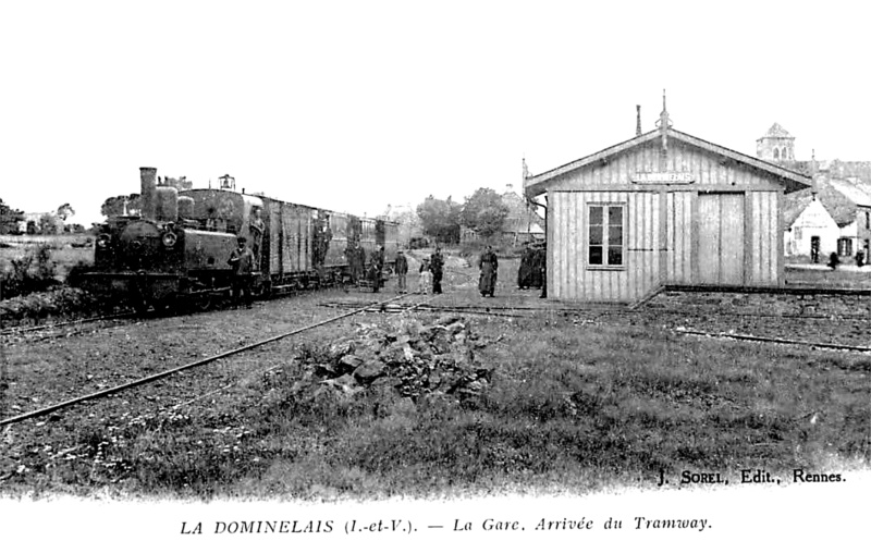 Gare de La Dominelais (Bretagne).
