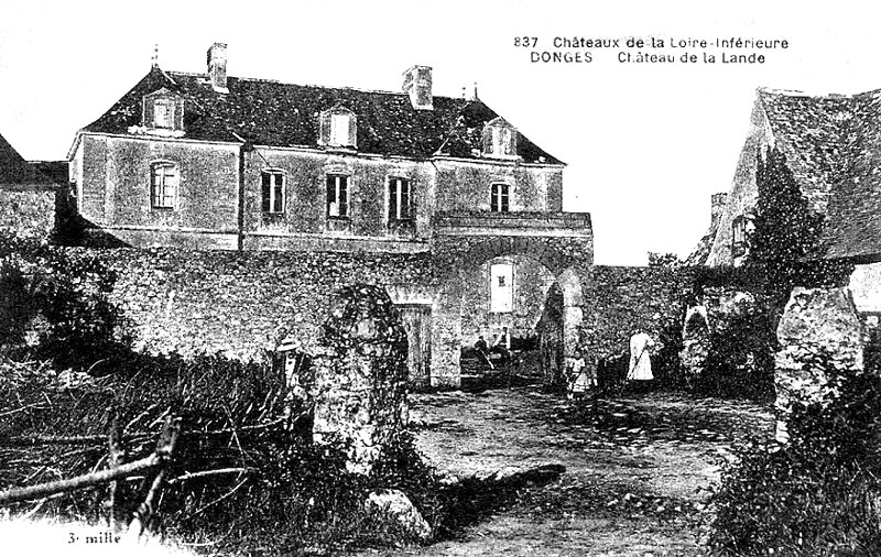 Chteau de la Lande  Donges (anciennement en Bretagne).