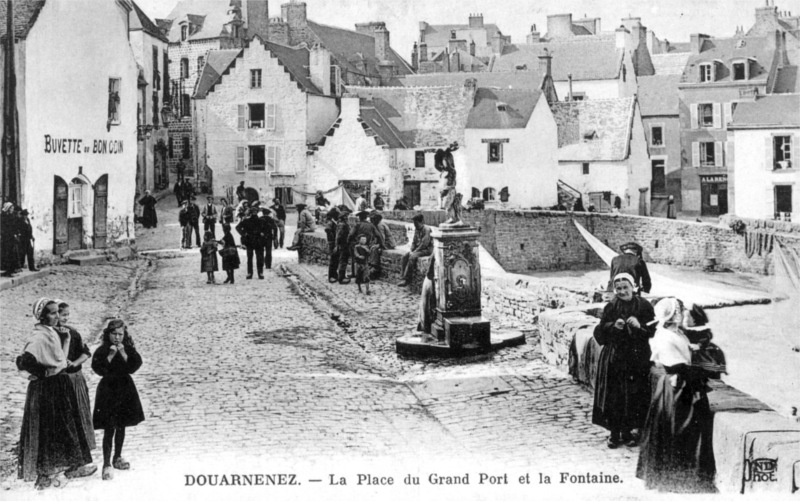 Ville de Douarnenez (Bretagne).