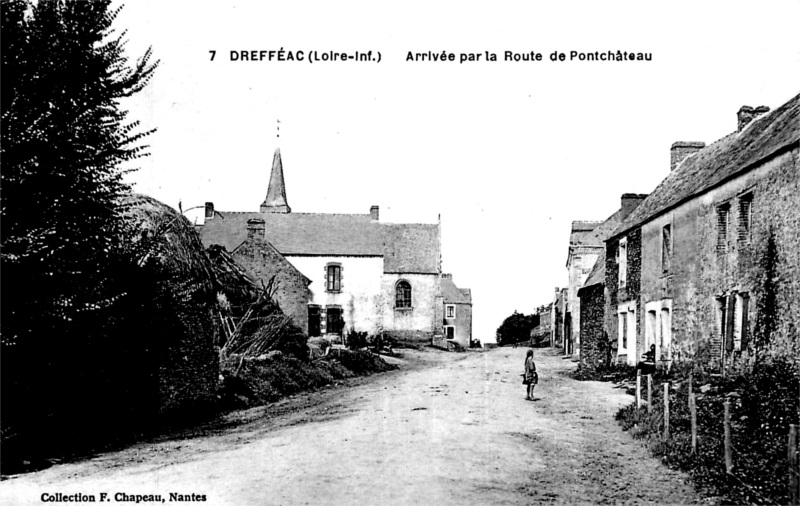 Ville de Dreffac (anciennement en Bretagne).