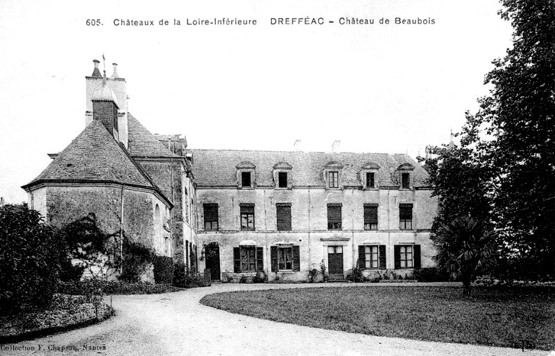 Chteau de Beaubois  Dreffac (anciennement en Bretagne).