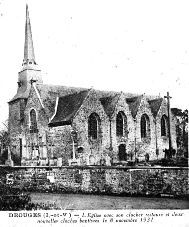 Eglise de Drouges (Bretagne).