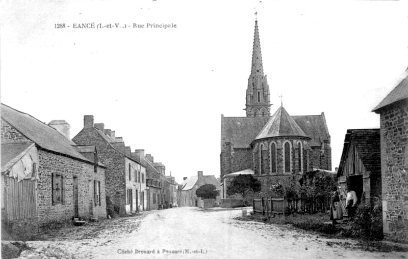 Ville d'Eanc (Bretagne).