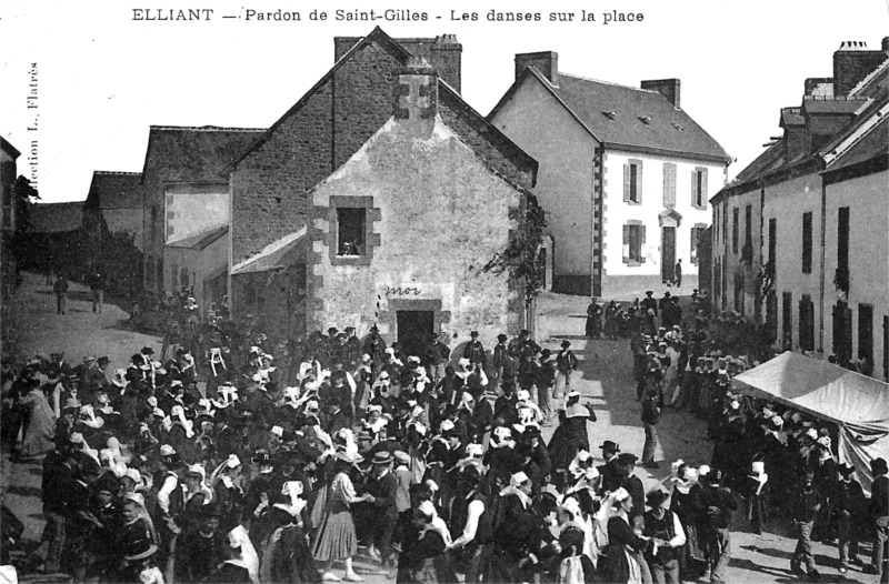 Ville d'Elliant (Bretagne).