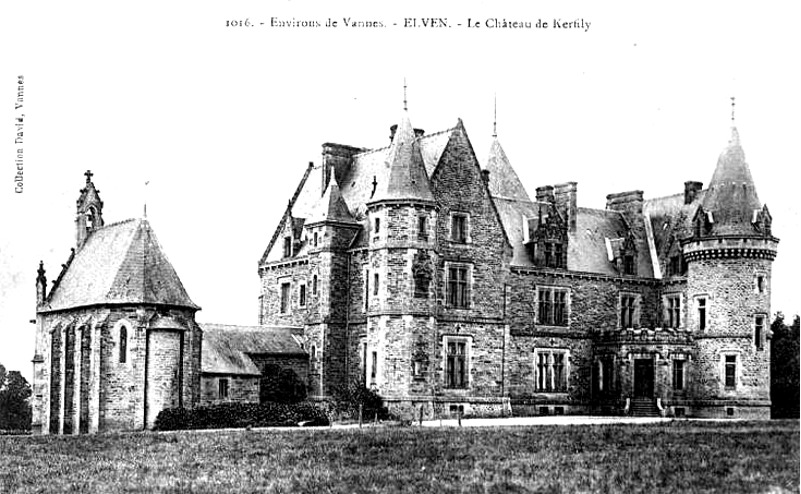 Chteau de Kerfily  Elven (Bretagne).