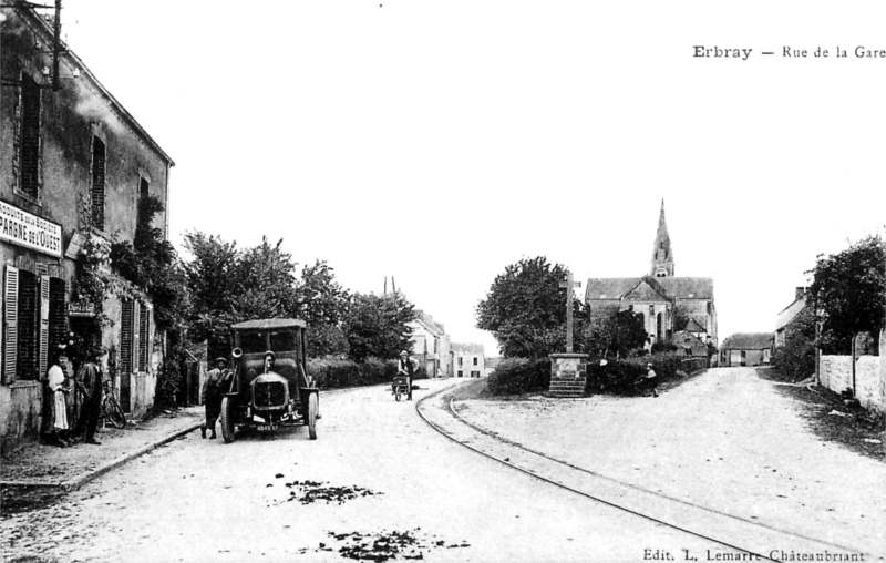 Ville d'Erbray (Bretagne).