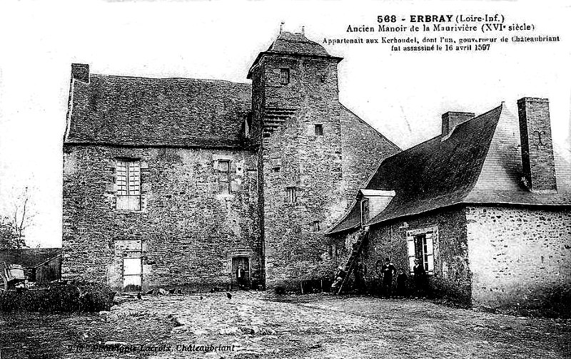 Manoir de la Morivire  Erbray (Bretagne).