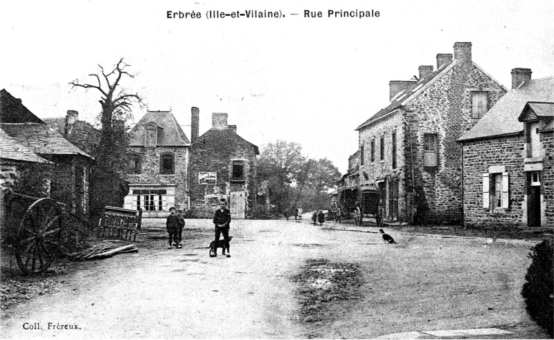 Ville d'Erbre (Bretagne).