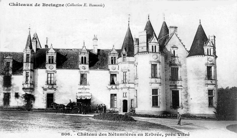 Chteau des Ntumires  Erbre (Bretagne).