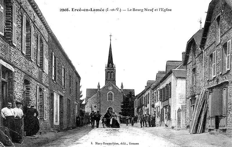 Ville d'Erc-en-Lame (Bretagne).