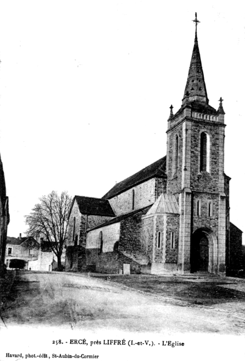 Eglise d'Erc-prs-Liffr (Bretagne).