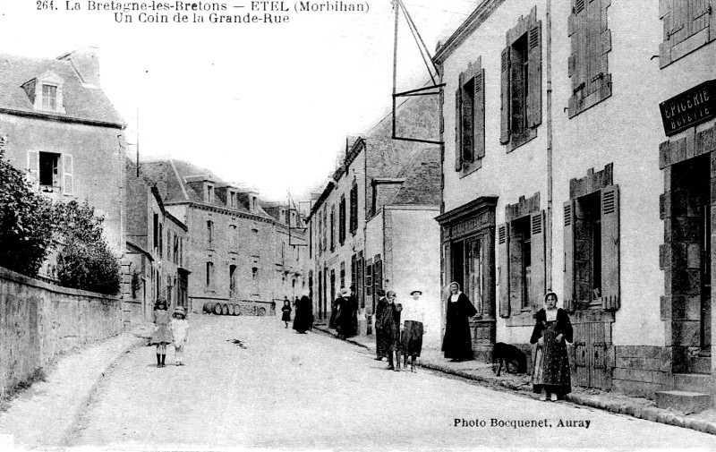Ville d'Etel (Bretagne).