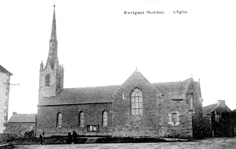 Eglise d'Evriguet (Bretagne).