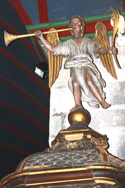 Le Faou : chaire de l'glise Notre-Dame de Rumengol