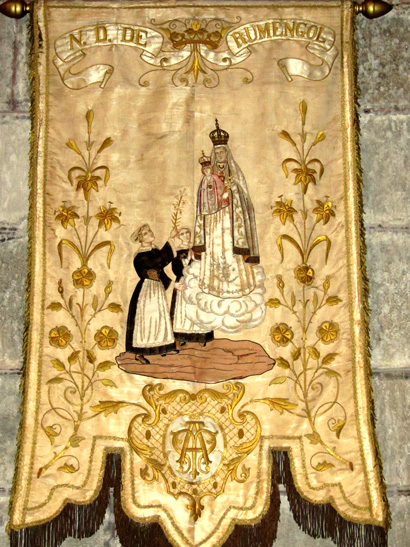 Le Faou : bannire de l'glise Notre-Dame de Rumengol