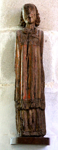 Statue de la chapelle Saint-Fiacre du Faout