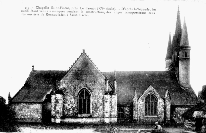 Chapelle Saint-Fiacre du Faout (Morbihan - Bretagne).