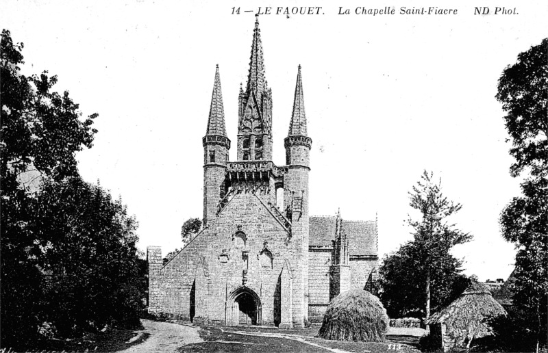 Chapelle Saint-Fiacre du Faout (Morbihan - Bretagne).