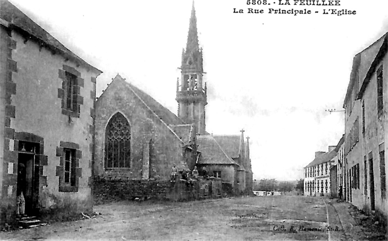Eglise de La Feuille (Bretagne).