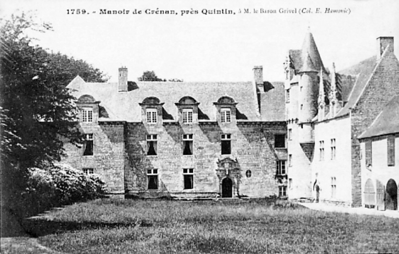 Ville de Le Foeil (Bretagne) : manoir de Crnan..