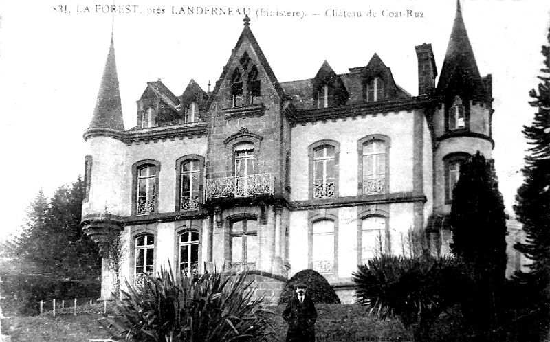 Chteau de la Forest-Landerneau (Bretagne).