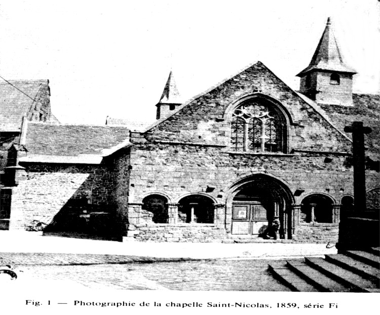 Foug�res (Bretagne) : chapelle Saint-Nicolas.