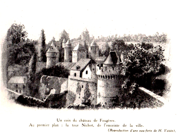 Chateau de Fougeres (Bretagne).