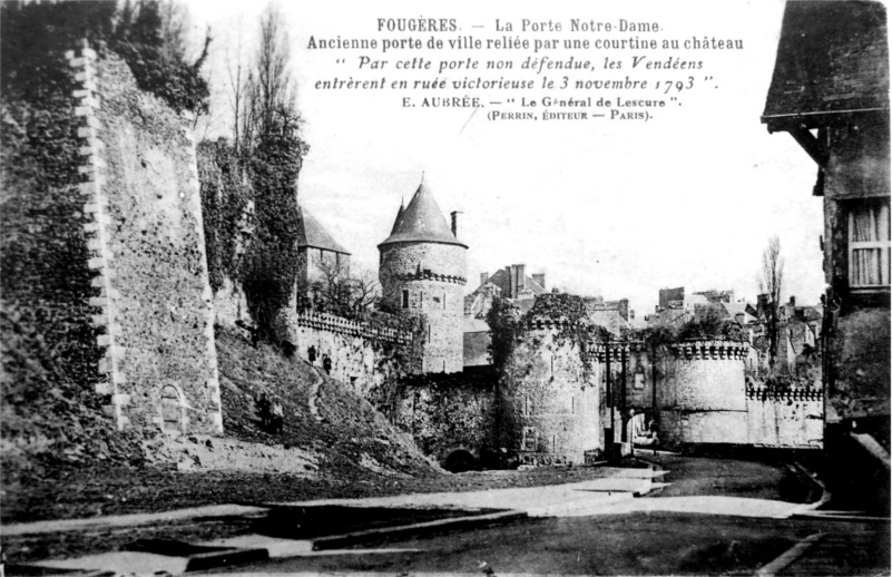 Chteau de Fougres (Bretagne).