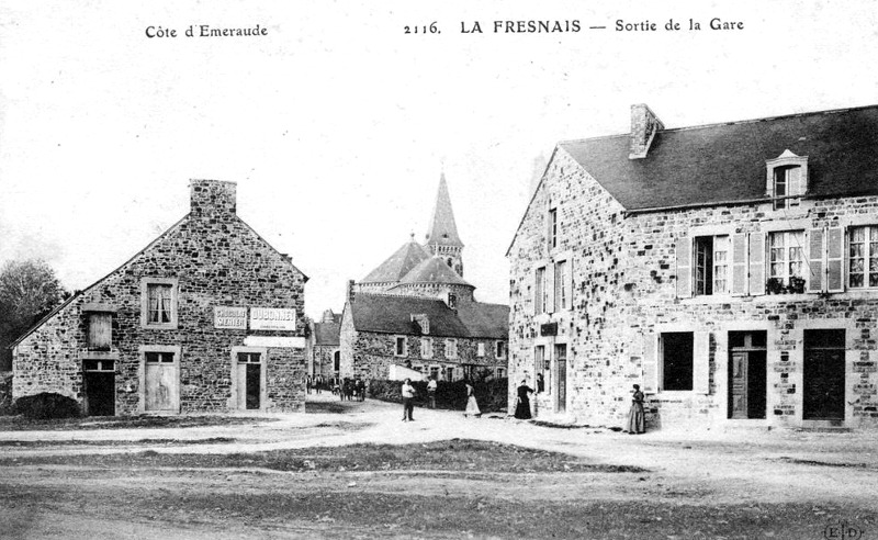 Ville de la Fresnais (Bretagne).