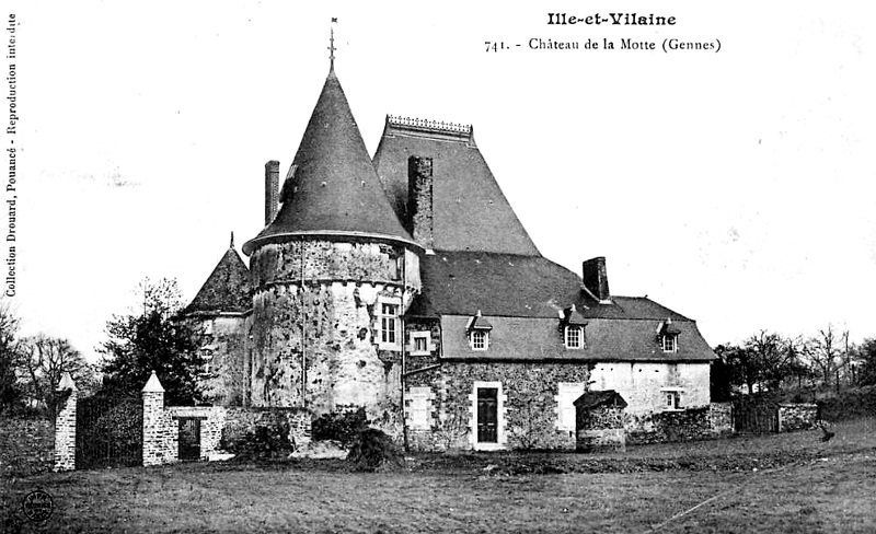 Chteau de la Motte  Gennes-sur-Seiche (Bretagne).