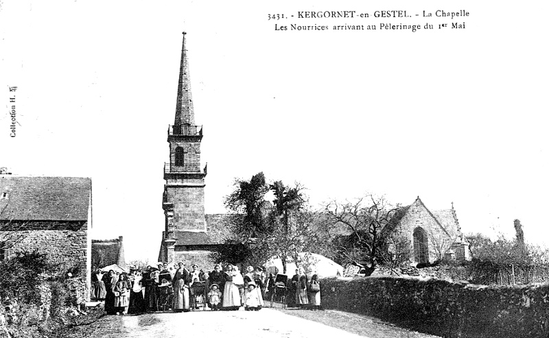 Chapelle de Kergonet  Gestel (Bretagne).