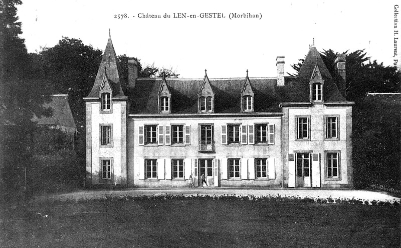 Chteau du Lain ou Len  Gestel (Bretagne).