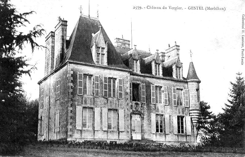 Chteau du Verger ou Vergier  Gestel (Bretagne).