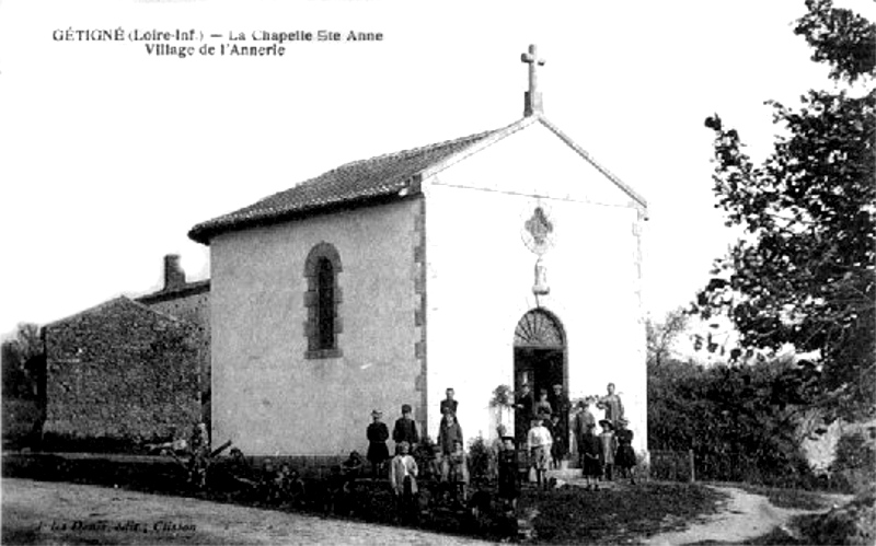 Chapelle Sainte-Anne  Gtign (Bretagne).