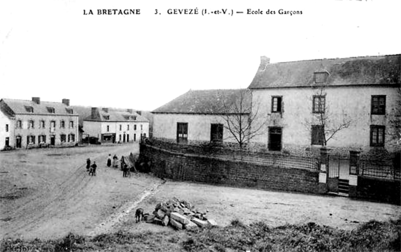 Ecole des garons  Gvez (Bretagne).