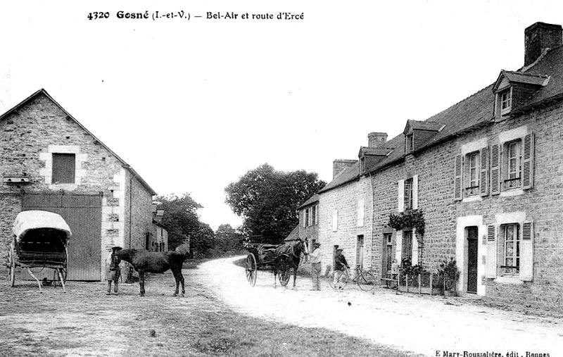 Ville de Gosn (Bretagne).