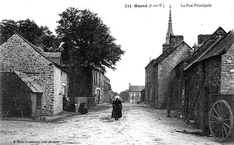 Ville de Gosn (Bretagne).