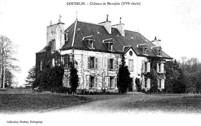 Ville de Goudelin (Bretagne) : manoir de Monjoie.