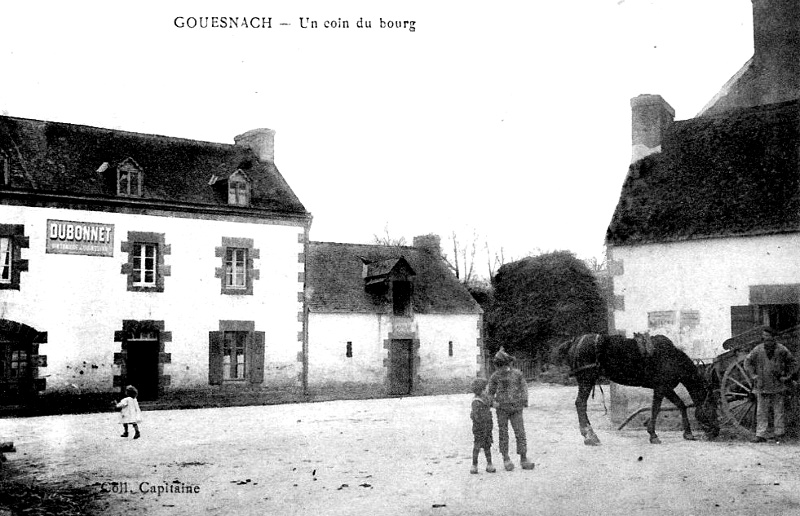 Ville de Gouesnach (Bretagne).