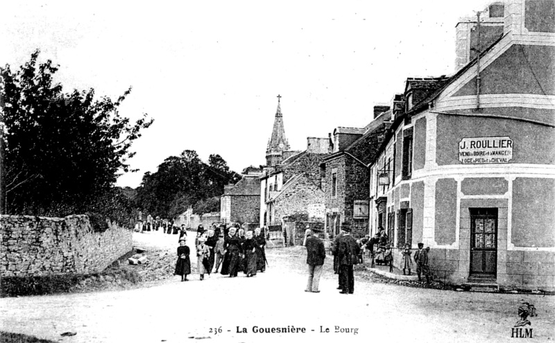 Ville de la Gouesnire (Bretagne).