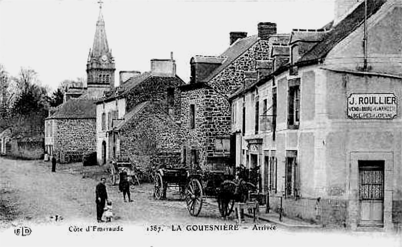 Ville de la Gouesnire (Bretagne).