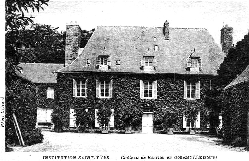 Ville de Gouzec (Bretagne).