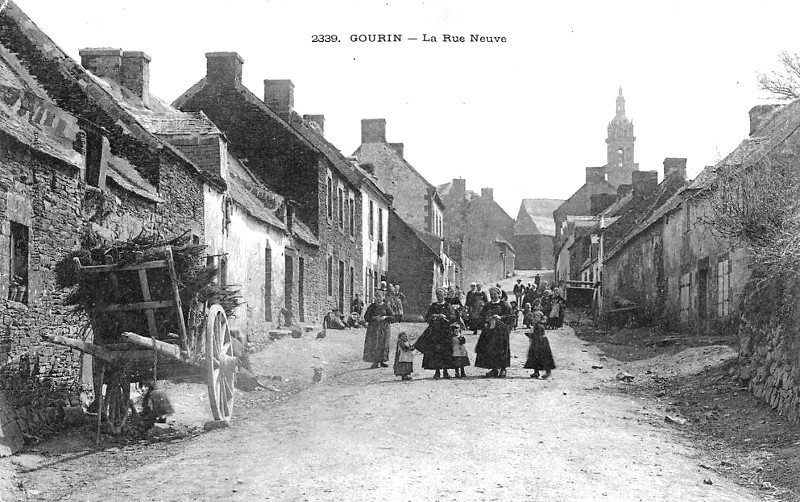 Ville de Gourin (Bretagne).