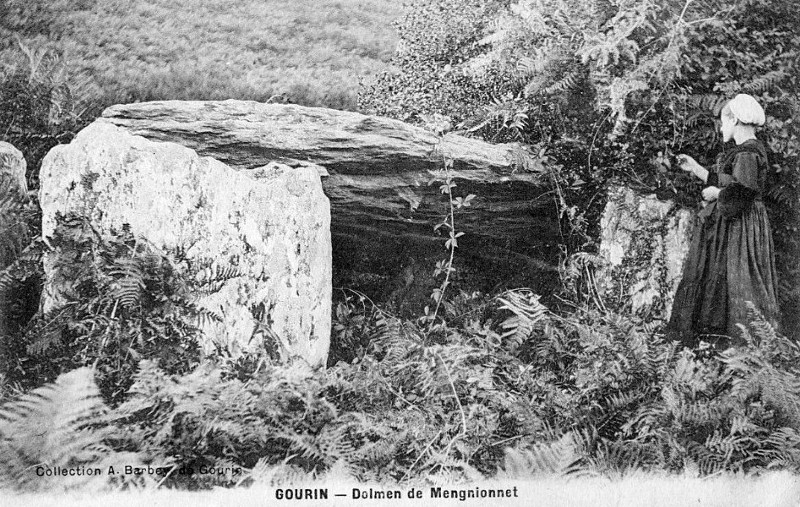 Dolmen de Menguionnet  Gourin (Bretagne).
