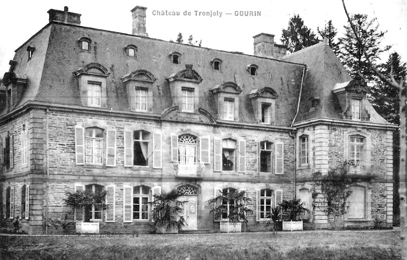 Chteau de Tronjoly  Gourin (Bretagne).