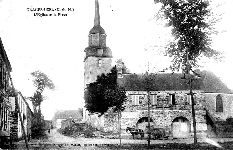 Eglise de Grce-Uzel (Bretagne).