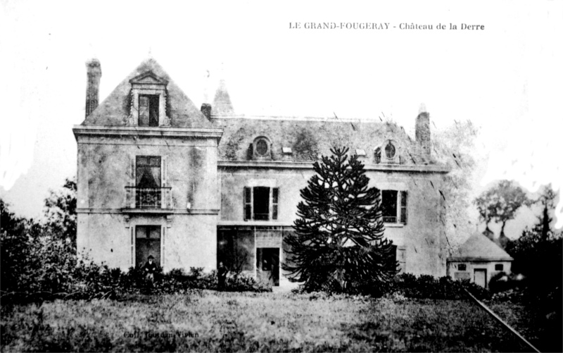 Le chteau dela Dre ou Derre de Grand-Fougeray (Bretagne).