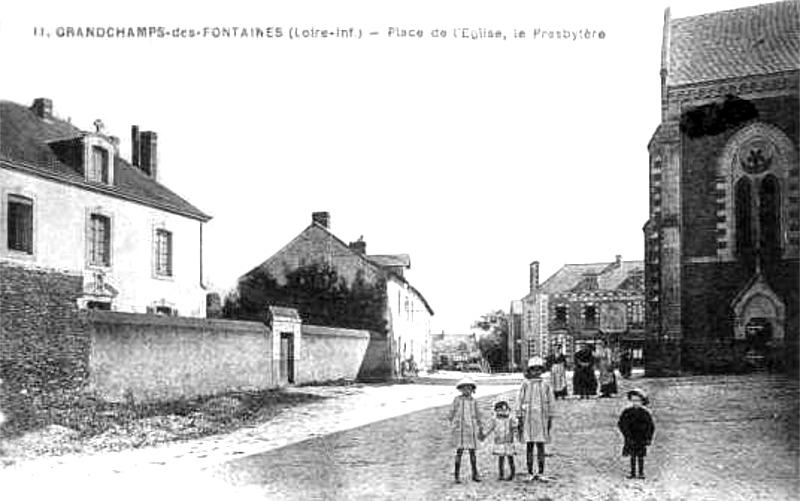 Ville de Grandchamp-des-Fontaines (Bretagne).