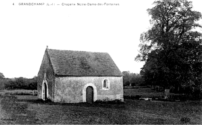 Chapelle Notre-Dame-des-Fontaines  Grandchamp-des-Fontaines (Bretagne).